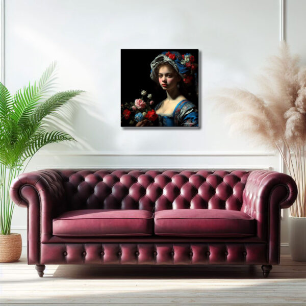 Young Woman With Flowers – Image 2