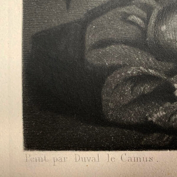 Le Médecin Bienfaisant : Gravure de Jean-Alexandre Allais d’après Pierre Duval Le Camus. – Image 5